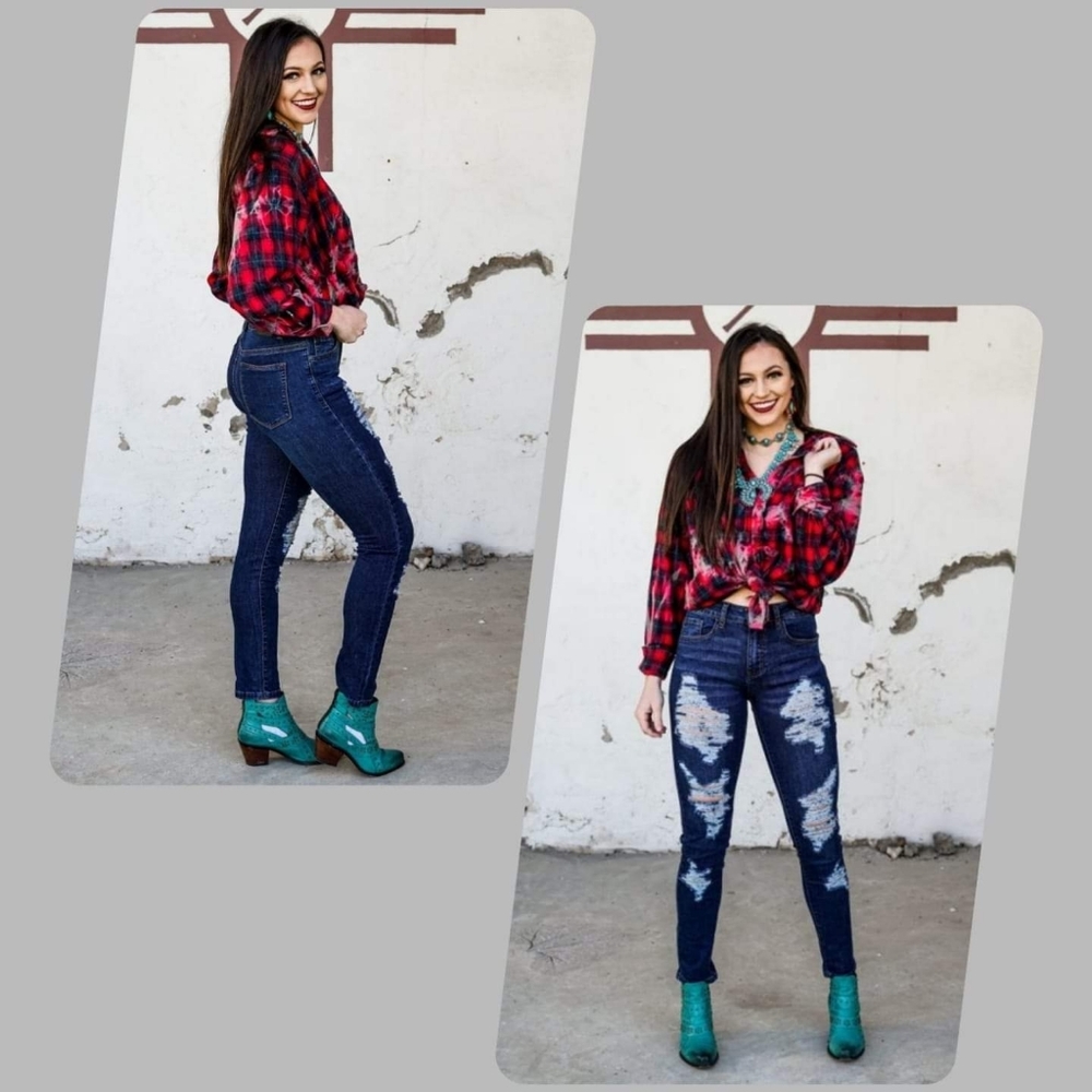 L & B mid rise skinny jeans